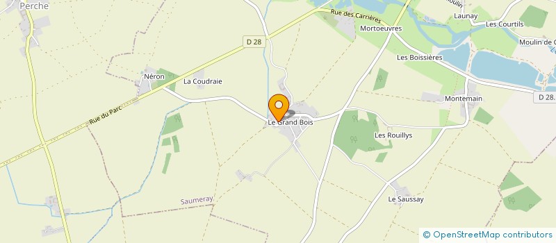localisation de l'entreprise EARL GRAND BOIS à SAUMERAY