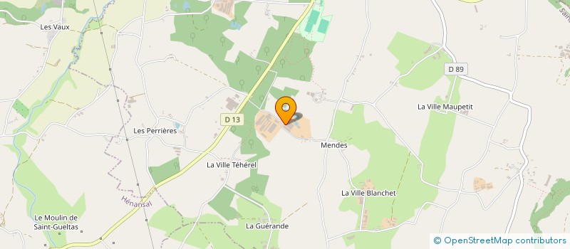 localisation de l'entreprise EARL GRANDE MOTTE  HENANBIHEN