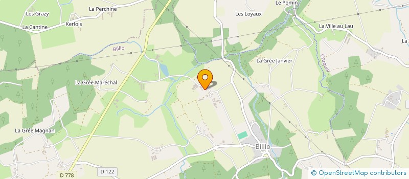 localisation de l'entreprise EARL GRANLIN JAHIER  BILLIO