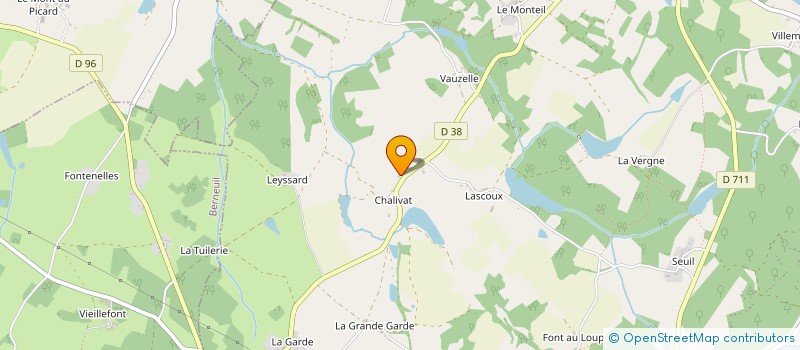 localisation de l'entreprise EARL GRAPY à SAINT-PARDOUX-LE-LAC