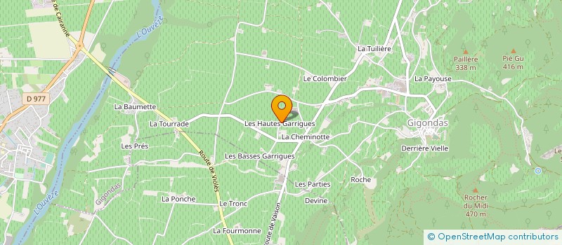 localisation de l'entreprise EARL GRAS EDMOND ET FILS  GIGONDAS