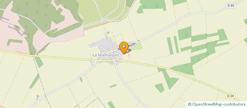 localisation de l'entreprise EARL GRAT'HERBE à LA MALMAISON