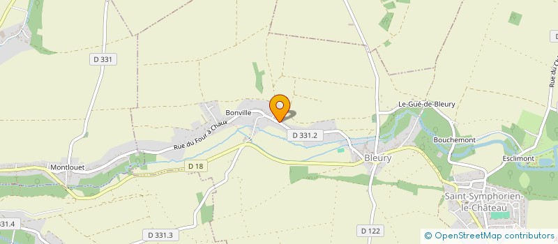 localisation de l'entreprise EARL GRAVADE à AUNEAU-BLEURY-SAINT-SYMPHORIEN
