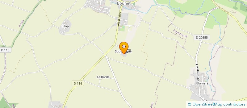 localisation de l'entreprise EARL GRELIER à BOUHET