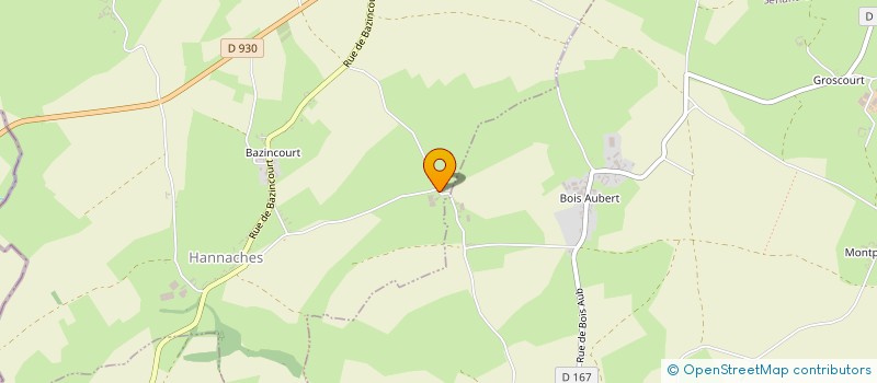 localisation de l'entreprise EARL GRENARD  HANNACHES