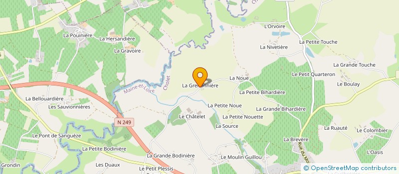 localisation de l'entreprise EARL GRENONNIERE  SEVREMOINE