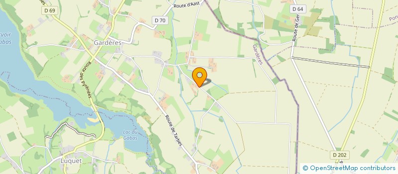 localisation de l'entreprise EARL GRIMAUD  GARDERES