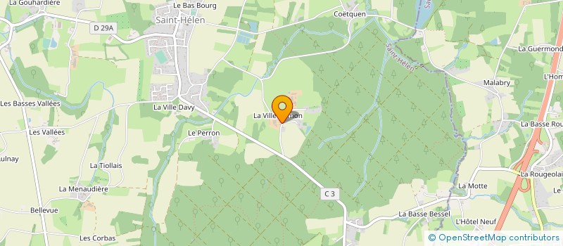 localisation de l'entreprise EARL GRISON à SAINT-HELEN
