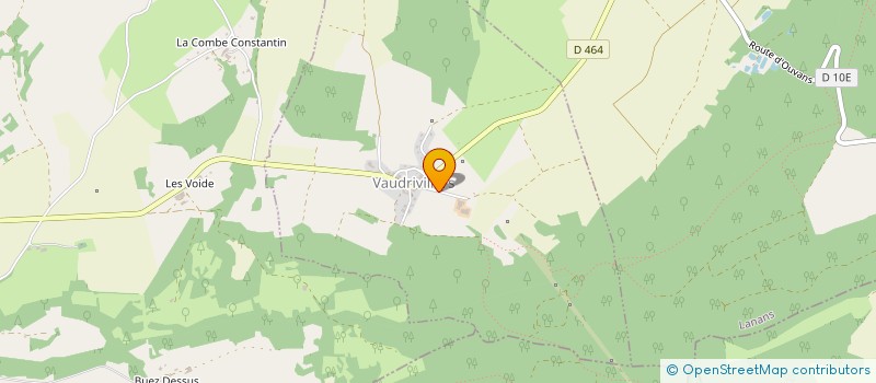 localisation de l'entreprise EARL GRISOT REGIS à VAUDRIVILLERS