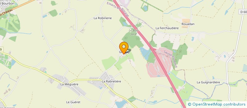 localisation de l'entreprise EARL GRISS FARM  ESSARTS-EN-BOCAGE