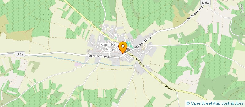 localisation de l'entreprise EARL GRIVOT-GOISOT à SAINT-BRIS-LE-VINEUX