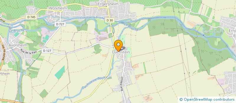 localisation de l'entreprise EARL GROSS JOSEPH  WOLXHEIM