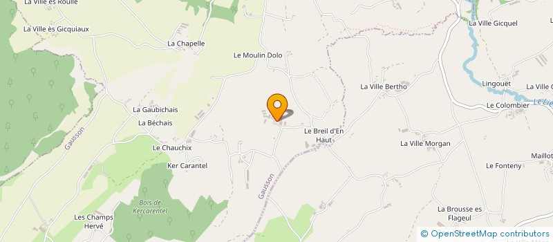 localisation de l'entreprise EARL GROSSET NICOLAS  GAUSSON