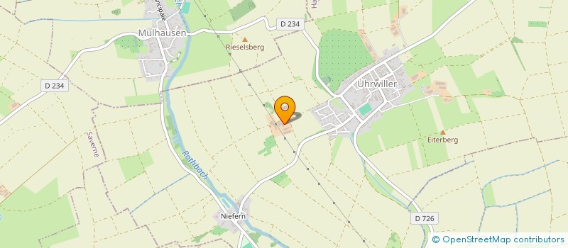 localisation de l'entreprise EARL GRUNDWEG à UHRWILLER