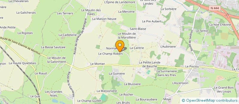 localisation de l'entreprise EARL GT EQUITATION à COUERON