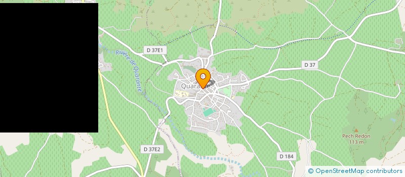 localisation de l'entreprise EARL GTA QUARANTAIS  QUARANTE