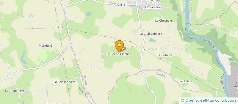 localisation de l'entreprise EARL GUAIS à ORIGNE