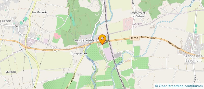 localisation de l'entreprise EARL GUERIMAND à GRANGES-LES-BEAUMONT