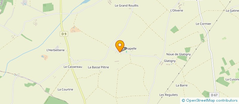 localisation de l'entreprise EARL GUERIN à PRUNAY-CASSEREAU