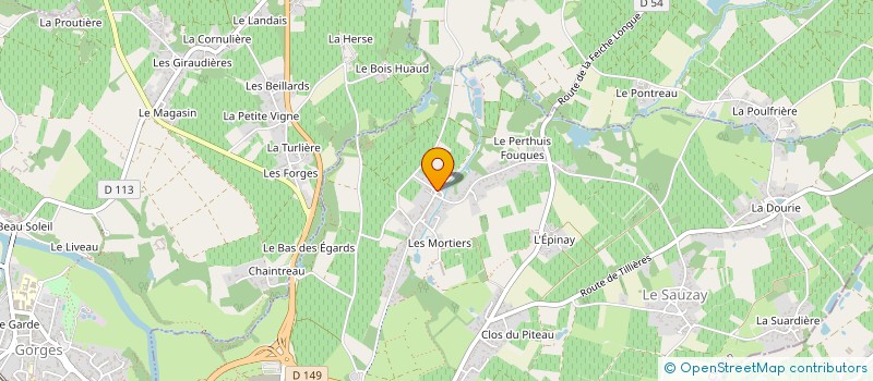 localisation de l'entreprise EARL GUERIN PERE ET FILS à CLISSON