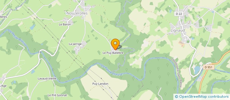 localisation de l'entreprise EARL GUETRE  NOUZEROLLES