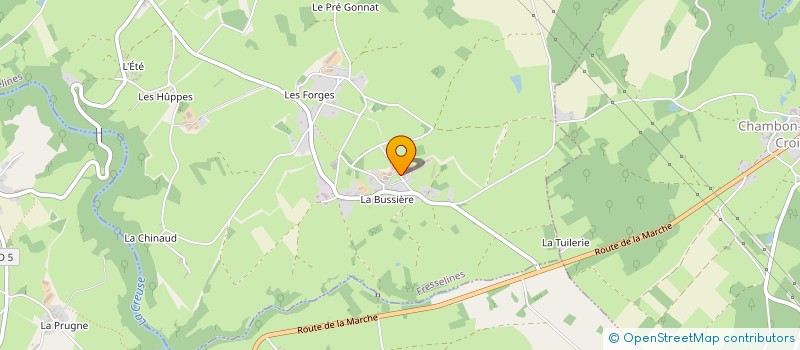 localisation de l'entreprise EARL GUICHARD  FRESSELINES