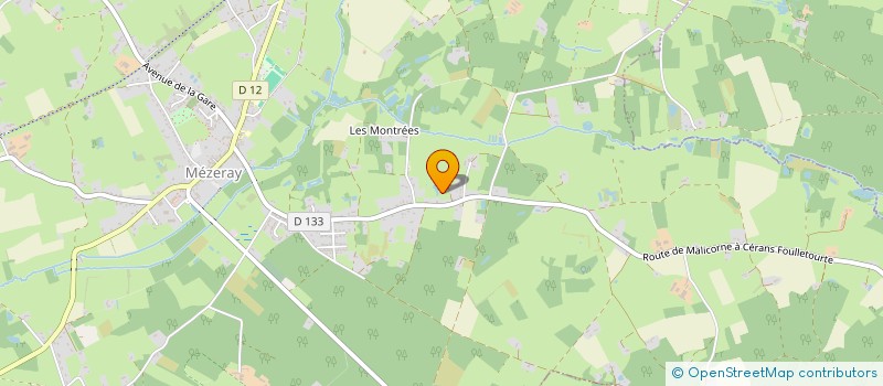 localisation de l'entreprise EARL GUICHARD à COURCELLES-LA-FORET
