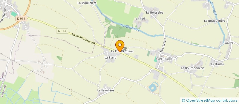 localisation de l'entreprise EARL GUILBAUD  GENOUILLE