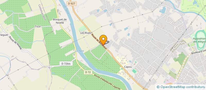 localisation de l'entreprise EARL GUILBERT FRERES  MONTAUBAN