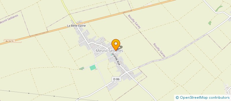 localisation de l'entreprise EARL GUILLARD  MESNIL-SELLIERES