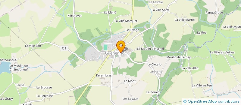 localisation de l'entreprise EARL GUILLAUME à GUEHENNO