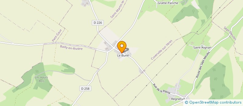 localisation de l'entreprise EARL GUILLAUME DEBURE  CUVERVILLE-SUR-YERES