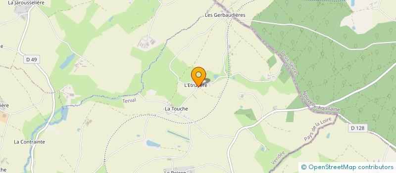 localisation de l'entreprise EARL GUILLEMET à TERVAL