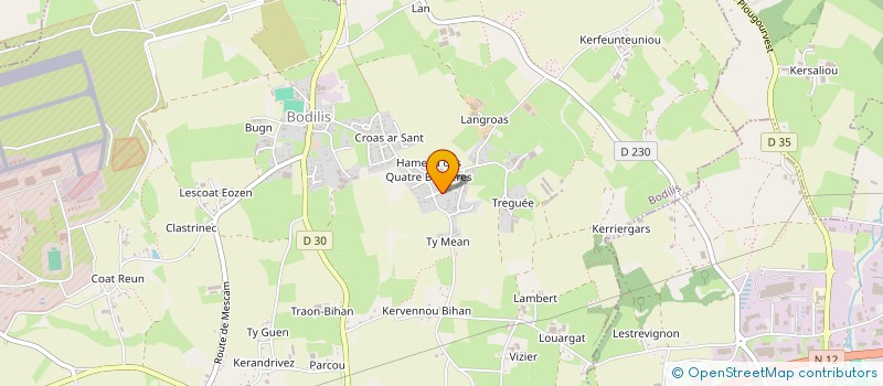 localisation de l'entreprise EARL GUILLERM  BODILIS