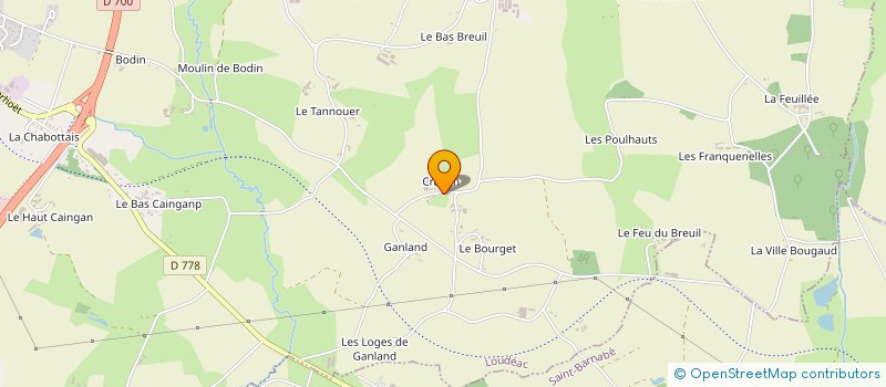 localisation de l'entreprise EARL GUILLO FREDERIC à LOUDEAC