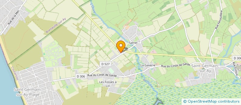localisation de l'entreprise EARL GUILLOT LES HOUX à VESLY