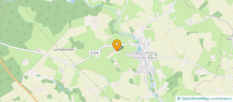 localisation de l'entreprise EARL GUILVARD  BEAUMONT PIED DE BOEUF