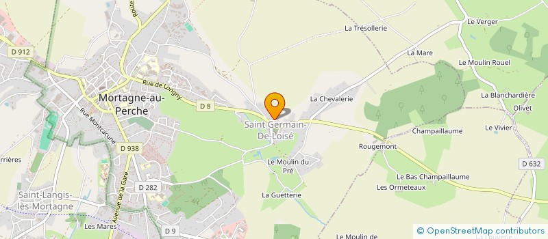 localisation de l'entreprise EARL GUIMOND à VILLIERS-SOUS-MORTAGNE