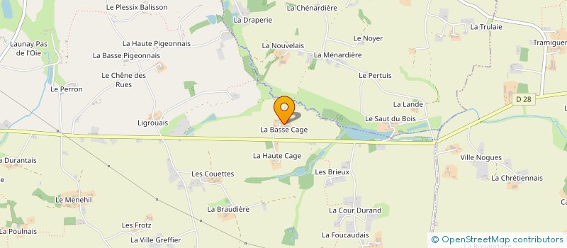 localisation de l'entreprise EARL GUINARD DELACROIX  ROMILLE