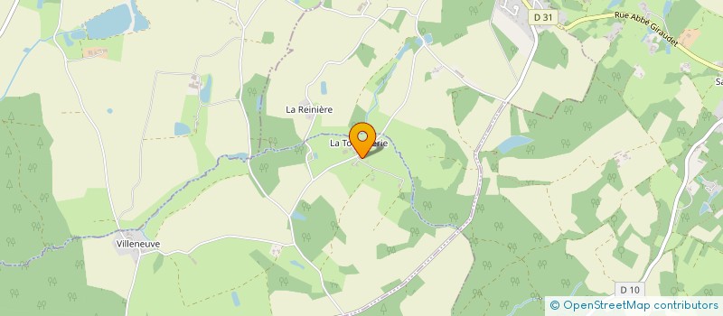 localisation de l'entreprise EARL GUINAUDEAU à SAINT-JUIRE-CHAMPGILLON