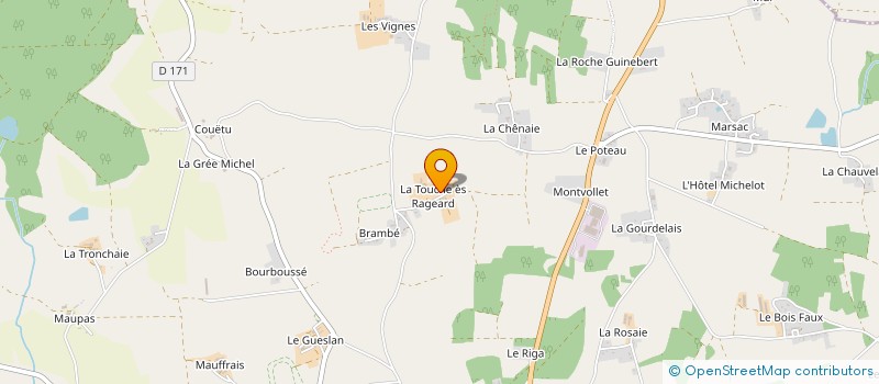 localisation de l'entreprise EARL GUINY à CARENTOIR