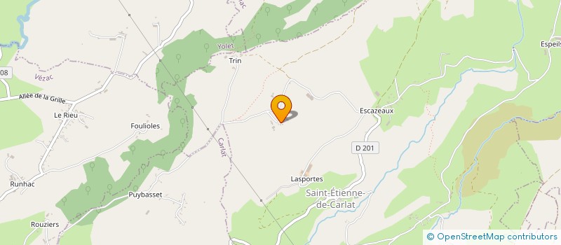 localisation de l'entreprise EARL GUIRLANDE à SAINT-ETIENNE-DE-CARLAT