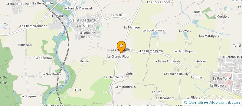 localisation de l'entreprise EARL GUITTON à SAINT-MEDARD-SUR-ILLE