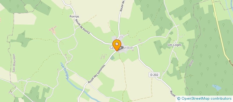 localisation de l'entreprise EARL GUY à SAXI-BOURDON