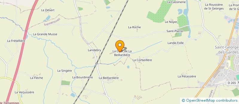 localisation de l'entreprise EARL GUY ET BEA METAYER  CHEMILLE-EN-ANJOU