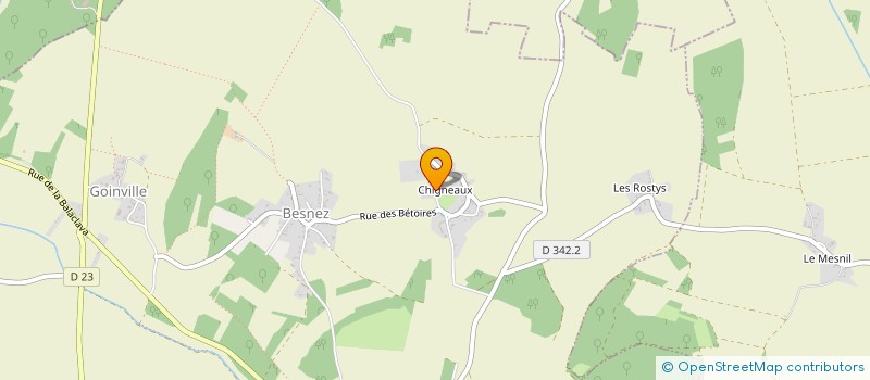 localisation de l'entreprise EARL GUYET à SAINT-ARNOULT-DES-BOIS