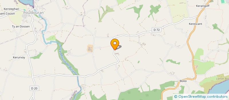 localisation de l'entreprise EARL GUYOMARD EUGENE  PLEUDANIEL