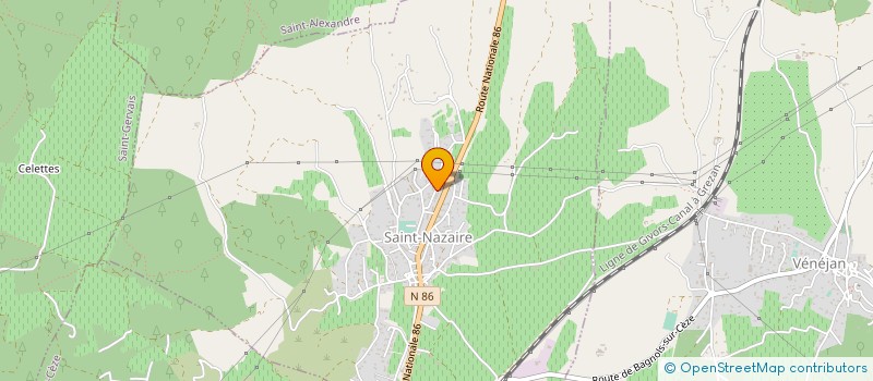 localisation de l'entreprise EARL GUYON-DELAIGUE à SABRAN