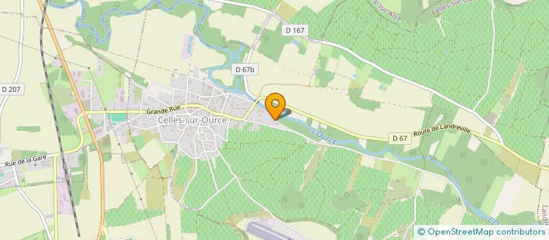 localisation de l'entreprise EARL GYEJACQUOT SIMONNOT à CELLES-SUR-OURCE