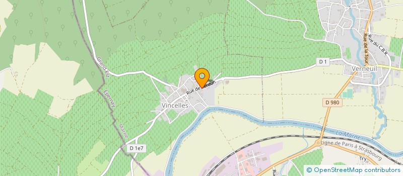 localisation de l'entreprise EARL H DEPAUX ET FILS  VINCELLES